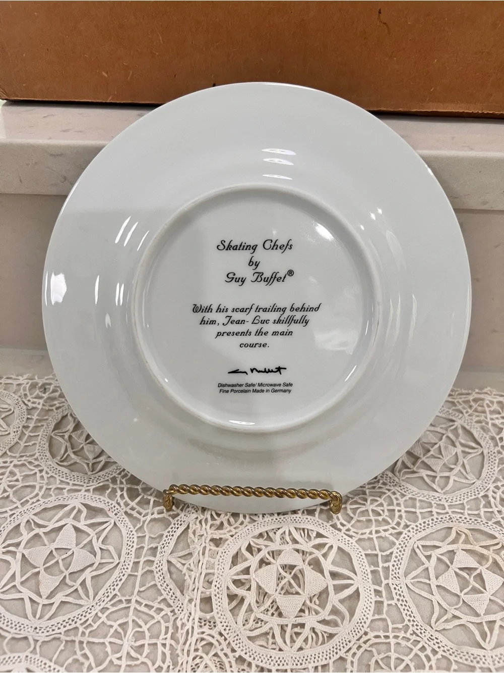 Williams Sonoma Guy Buffet Skating Chefs Set of 2